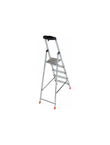 Стремянка 5 ступеней алюминиевая с органайзером SAFETY KRAUSE 128959, фото , изображение 2 - Метэкс
