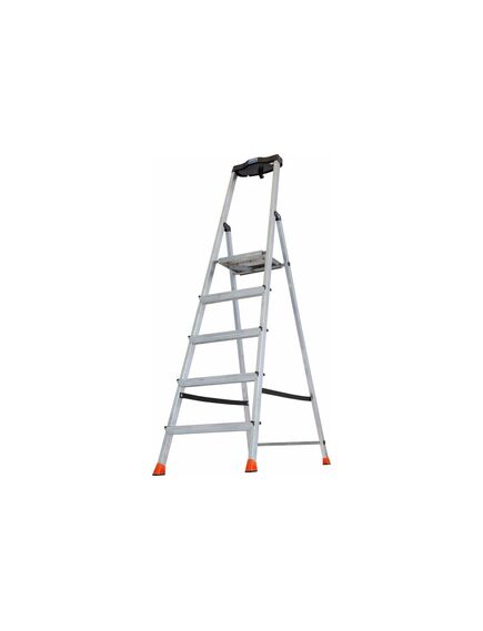 Стремянка 5 ступеней алюминиевая с органайзером SAFETY KRAUSE 128959, фото , изображение 4 - Метэкс