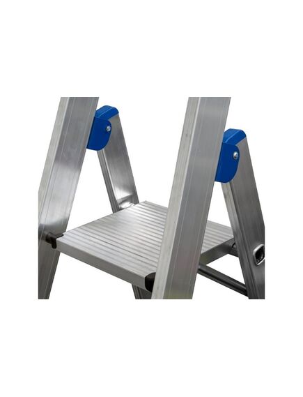 Стремянка 6 ступеней алюминиевая с органайзером STABILO KRAUSE 124531, фото , изображение 4 - Метэкс