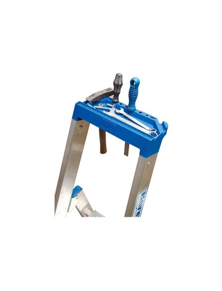 Стремянка 6 ступеней алюминиевая с органайзером STABILO KRAUSE 124531, фото , изображение 11 - Метэкс