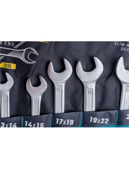 Набор ключей рожковых 6х32 мм 12 шт KRAFTOOL 27033-H12, фото , изображение 3 - Метэкс