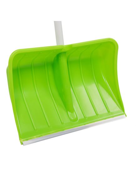 Лопата снеговая 535 x 385 мм полипропиленовая стальной черенок СИБРТЕХ 61493, фото , изображение 5 - Метэкс