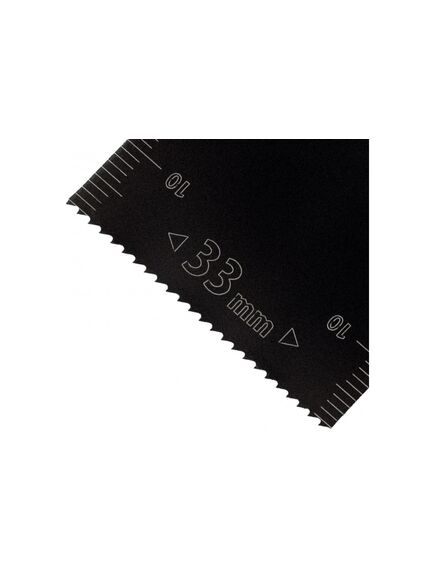 Насадка для реноватора по металлу и дереву 33 x 1,4 мм мелкий зуб DENZEL 782305, фото , изображение 5 - Метэкс