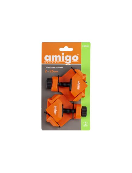 Струбцина угловая (2 шт) AMIGO 74040, фото , изображение 2 - Метэкс