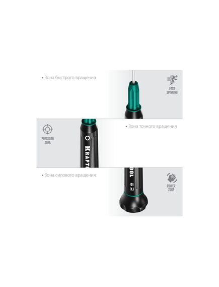 Отвертка для точных работ TX10 KRAFTOOL 25684-10, фото , изображение 7 - Метэкс