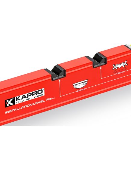Уровень сантехника магнитный 700 мм KAPRO 108М, фото , изображение 3 - Метэкс