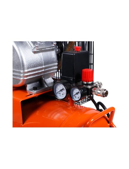 Компрессор ременной масляный (1,8 кВт, 300л/мин, 50л, 220В) КРАТОН AC-300-50-BDV (30101038), фото , изображение 6 - Метэкс