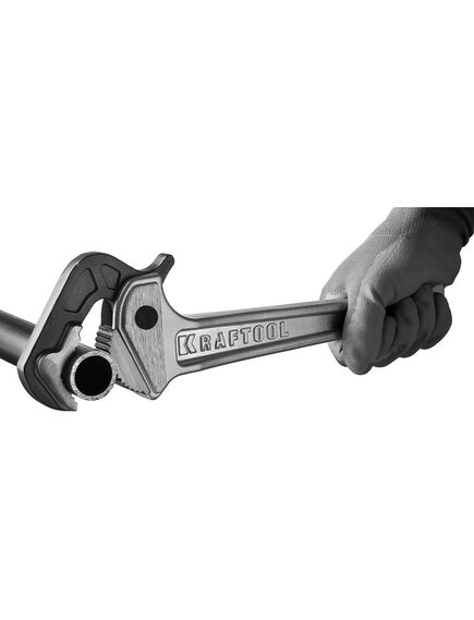 Ключ трубный 1/5" 330 мм быстрозажимной KRAFTOOL 27365-14, фото , изображение 4 - Метэкс