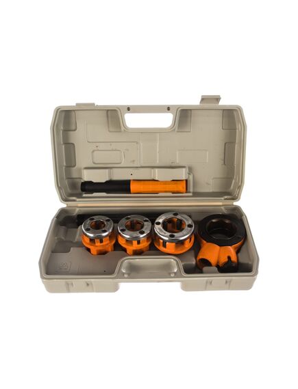 Набор клуппов 1/2"-3/4"-1" плашкодержатель с трещоткой SPARTA 773335, фото , изображение 2 - Метэкс