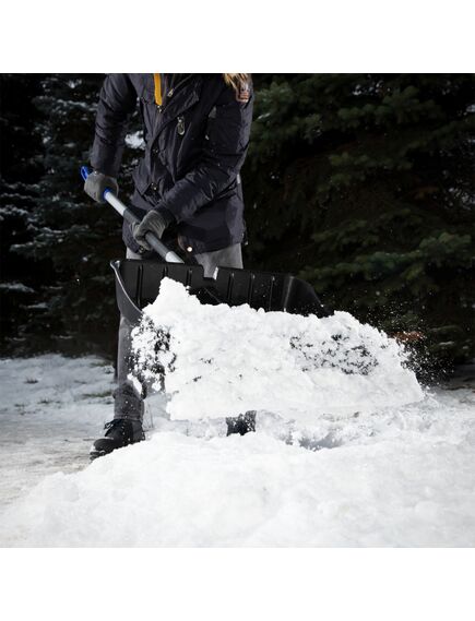 Лопата снеговая 540 x 375 мм металлический черенок PALISAD 61568, фото , изображение 9 - Метэкс