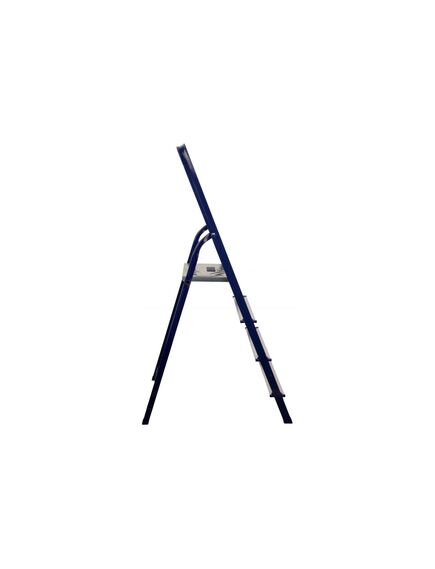 Стремянка 4 ступени стальная АЛЮМЕТ M8404, фото , изображение 3 - Метэкс