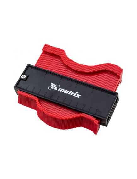 Шаблон для копирования профиля 12 см пластиковый MATRIX 88103, фото , изображение 3 - Метэкс