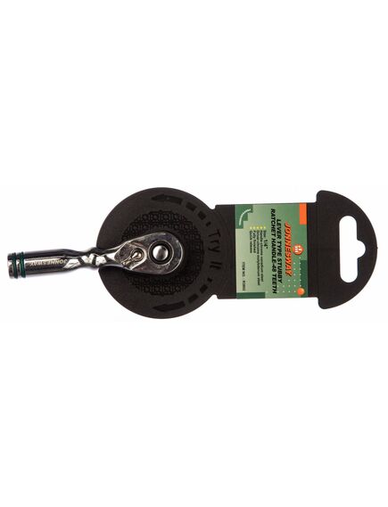 Ключ трещоточный 1/4" 90 мм 48 зубьев укороченный JONNESWAY R3802, фото , изображение 3 - Метэкс