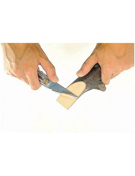 Нож 20 мм с выдвижным лезвием нержавеющий корпус OLFA OL-CK-2, фото , изображение 4 - Метэкс