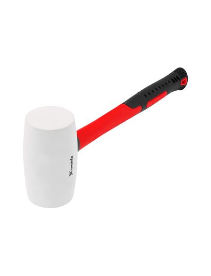 Киянка резиновая 910 г белая резина фибергласовая рукоятка MATRIX 11198, фото , изображение 4 - Метэкс