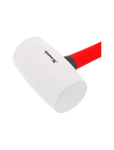 Киянка резиновая 910 г белая резина фибергласовая рукоятка MATRIX 11198, фото , изображение 5 - Метэкс