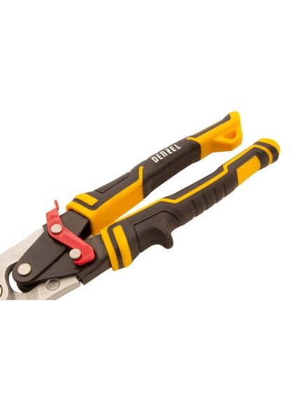 Ножницы по металлу 270 мм прямой и левый рез трехкомпонентные рукоятки DENZEL 78372, фото , изображение 3 - Метэкс