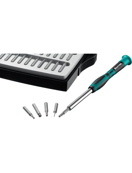 Отвертка для точных работ со сменными битами 51 предмет KRAFTOOL 25691, фото , изображение 7 - Метэкс