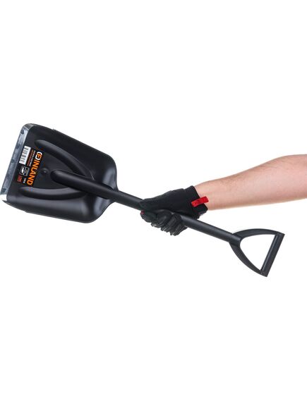 Лопата снеговая автомобильная 275 х 205 мм поликарбонат с пластиковой ручкой FINLAND 1904, фото , изображение 5 - Метэкс