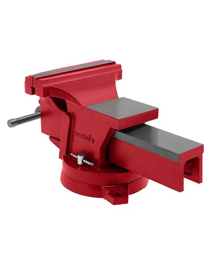 Тиски слесарные 200 мм поворотные с наковальней MATRIX 18603, фото , изображение 2 - Метэкс