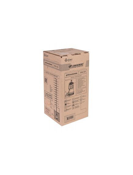 Насос дренажный (1200 Вт, 200 л/мин, напор 25 м) низ ДЖИЛЕКС 200/25 (5152), фото , изображение 8 - Метэкс