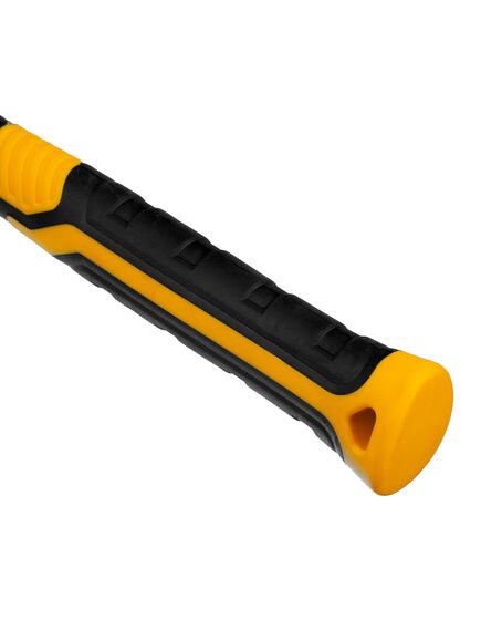 Киянка резиновая 450 г черная резина фибергласовая рукоятка c TPR покрытием DENZEL 11144, фото , изображение 4 - Метэкс