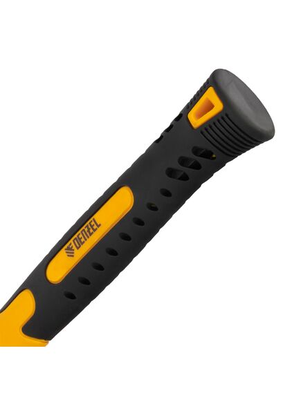 Киянка резиновая 680 г черная резина фибергласовая рукоятка DENZEL 7711193, фото , изображение 4 - Метэкс