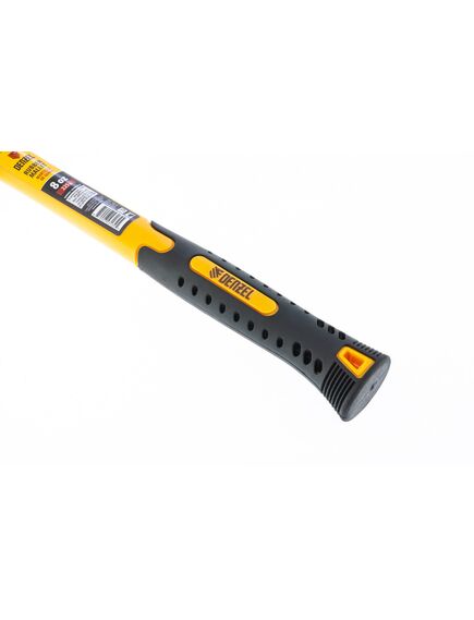 Киянка резиновая 225 г черная резина фибергласовая рукоятка DENZEL 7711175, фото , изображение 3 - Метэкс