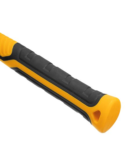 Киянка резиновая 225 г черно-белая резина фибергласовая рукоятка c TPR покрытием DENZEL 11101, фото , изображение 4 - Метэкс