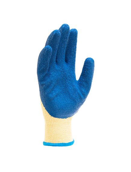 Перчатки трикотажные полиэфирные латексное рельефное покрытие размер 8 СИБРТЕХ 677515, фото , изображение 3 - Метэкс