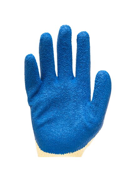 Перчатки трикотажные полиэфирные латексное рельефное покрытие размер 8 СИБРТЕХ 677515, фото , изображение 4 - Метэкс