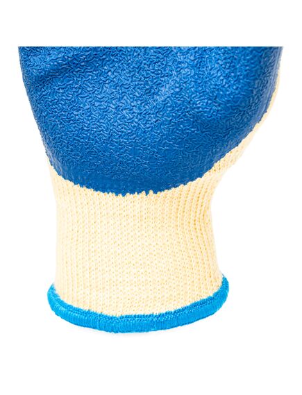 Перчатки трикотажные полиэфирные латексное рельефное покрытие размер 8 СИБРТЕХ 677515, фото , изображение 5 - Метэкс