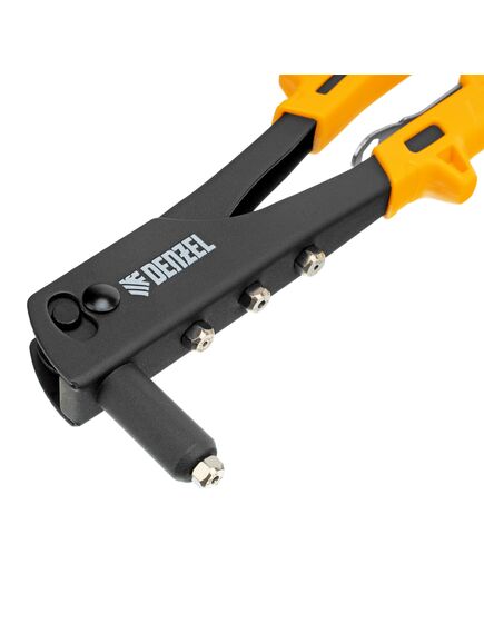 Заклепочник 255 мм заклепки 2,4-3,2-4,0-4,8 мм DENZEL 40440, фото , изображение 2 - Метэкс