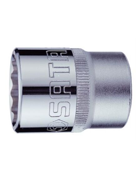 Головка торцевая 1/2" 32 мм 6-гранная SATA S13318, фото , изображение 2 - Метэкс