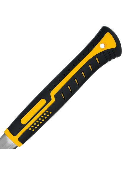 Молоток-гвоздодер 560 г цельнометаллический двухкомпонентная рукоятка DENZEL 10424, фото , изображение 6 - Метэкс