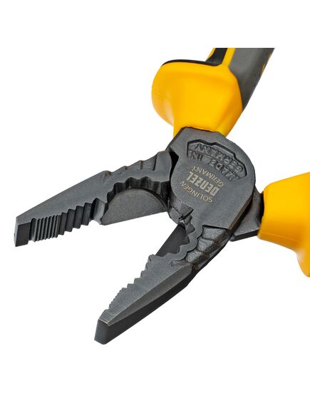 Плоскогубцы 205 мм комбинированные трехкомпонентные рукоятки DENZEL 17082, фото , изображение 4 - Метэкс