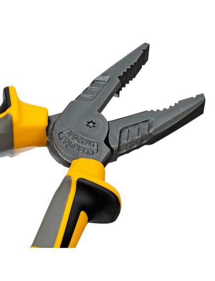 Плоскогубцы 205 мм комбинированные трехкомпонентные рукоятки DENZEL 17082, фото , изображение 5 - Метэкс