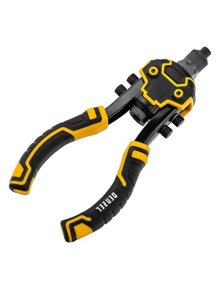 Заклепочник двуручный 250 мм заклепки 2,4-3,2-4,0-4,8-6,4 мм DENZEL 40500, фото , изображение 3 - Метэкс