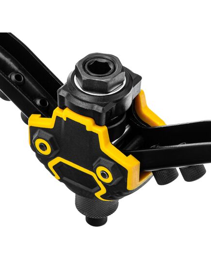 Заклепочник двуручный 250 мм заклепки 2,4-3,2-4,0-4,8-6,4 мм DENZEL 40500, фото , изображение 8 - Метэкс