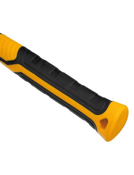 Киянка резиновая 450 г черно-белая резина фибергласовая рукоятка c TPR покрытием DENZEL 11102, фото , изображение 4 - Метэкс