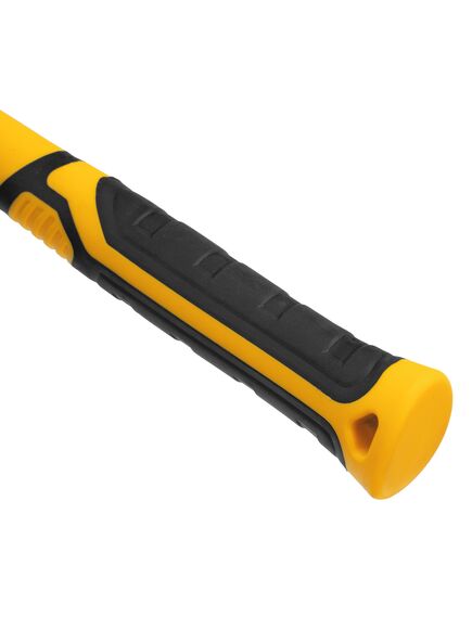 Киянка резиновая 680 г черная резина фибергласовая рукоятка c TPR покрытием DENZEL 11145, фото , изображение 4 - Метэкс