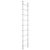 Лестница приставная 9 ступеней длина 2,52 м СИБРТЕХ 97829, фото  - Метэкс