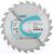 Пильный диск по дереву 160 x 20 мм 24 зуба кольцо 16/20 GROSS 73307, фото  - Метэкс