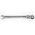 Ключ комбинированный трещоточный 8 мм шарнирный зеркальный хром MATRIX 14860, фото  - Метэкс