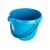 Ведро пластмассовое круглое 12 л голубое ELFE 92956, фото  - Метэкс