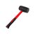 Киянка резиновая 910 г черная резина фибергласовая рукоятка MATRIX 11194, фото , изображение 2 - Метэкс