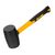 Киянка резиновая 680 г черная резина фибергласовая рукоятка DENZEL 7711193, фото  - Метэкс
